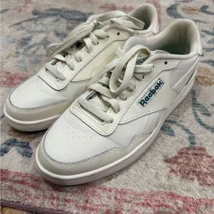 Reebok Cream and Green Sneakers